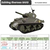 Henglong Sherman M4A3 remote-controlled tank 1:16 Multi functional battle tank model with telescopic gun barrel Toys Model 6