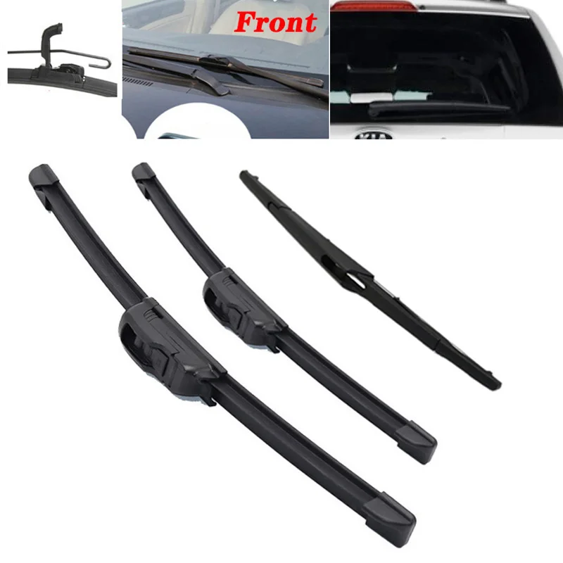 Car Front & Rear windshield wipers wiper Windscreen Window wipers