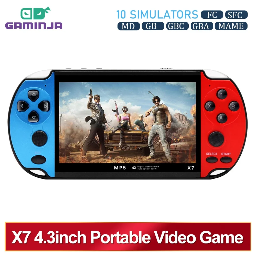 GAMINJA X7 4.3inch Handheld Game Console 1