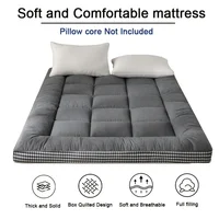 NewestFoldable Lightweight Portable Sleeping Pad/Tatami Mat Japanese Futon Mattress  Soft Fabric,Easy Storage & Travel Mattress 5