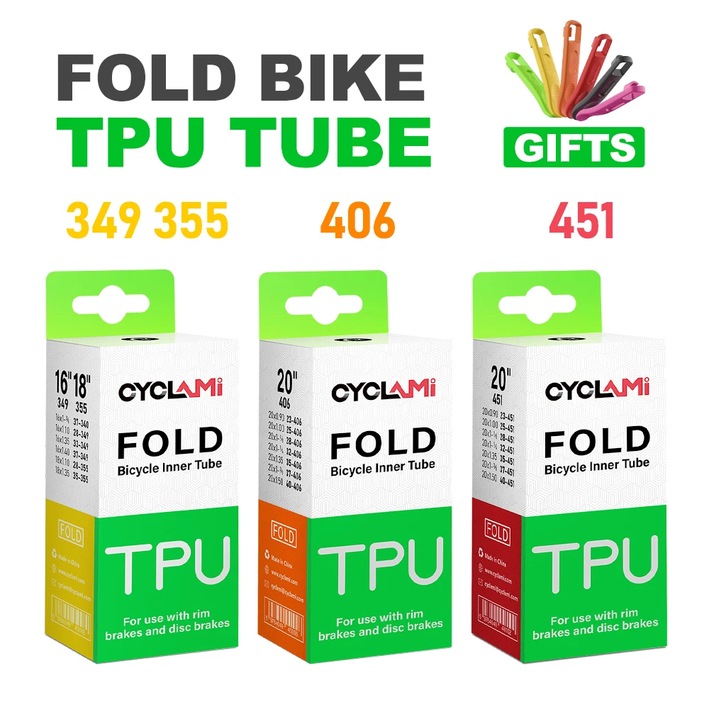 CYCLAMITPUUltralightBicycleInnerTubeTireInteriorTyreAccessoriesFrenchValveFolding