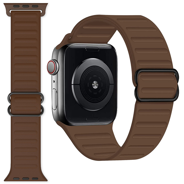 Stretch Silicone Solo Loop Band for Apple Watch 7 6 5 3 Se Sport Women Men Stretch Strap for Apple Watch 44 42 40 38