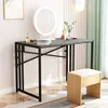 31 Inch Folding Small Computer Desk, Foldable Space-Saving Home Office Table, Simple Study Writing Gaming Workstation 5