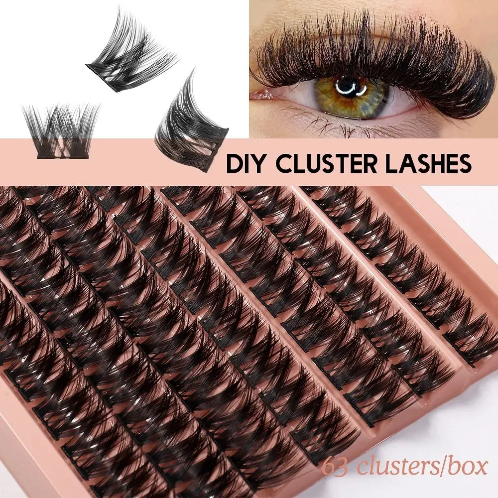 

Soft Individual Cluster Eyelashes Lashes Extension 10/12/14mm Segmented Eyelashes Bundles DIY Fairy Faux Mink Lashes Women