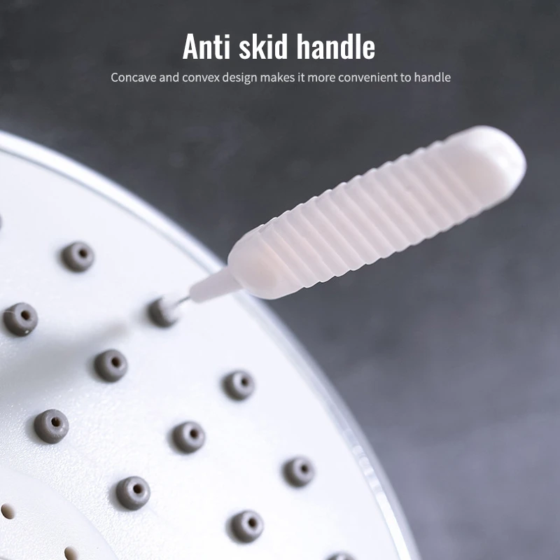 

10Pcs/Set Shower Head Cleaning Brush Anti-clogging Micro Nylon Cleaning Brush Pore Gap Washing Tools for Bathroom Accessories