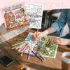 Creative Coloring Book for Adults - Perfect Art Therapy Sketchbook for Friends Gatherings and Doodling Fun 2