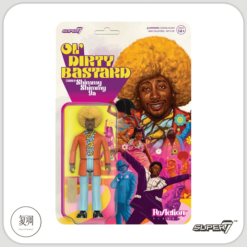 

In Stock 9.52cm Super7 Odb Hanging Card Series 3 Shimmy Shimmy Ya Anime Action Figure Collection Model Doll Toy Gift