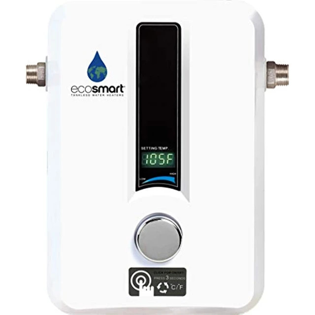 EcoSmart ECO 11 Electric Tankless Water Heater, 13KW at 240 Volts with  Patented Self Modulating Technology