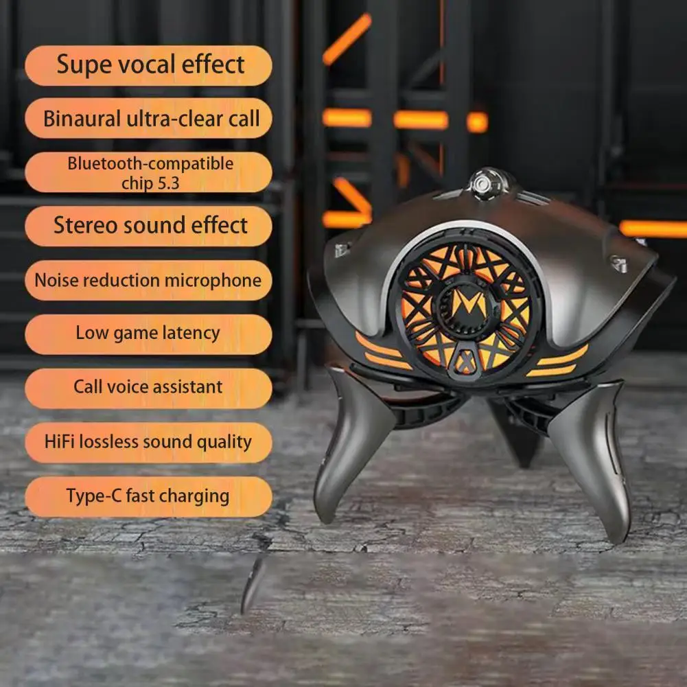 

Headsets Portable HiFi Sound 300mA Bluetooth-compatible 5.3 Anti-Interference Wireless Earbuds Daily Use