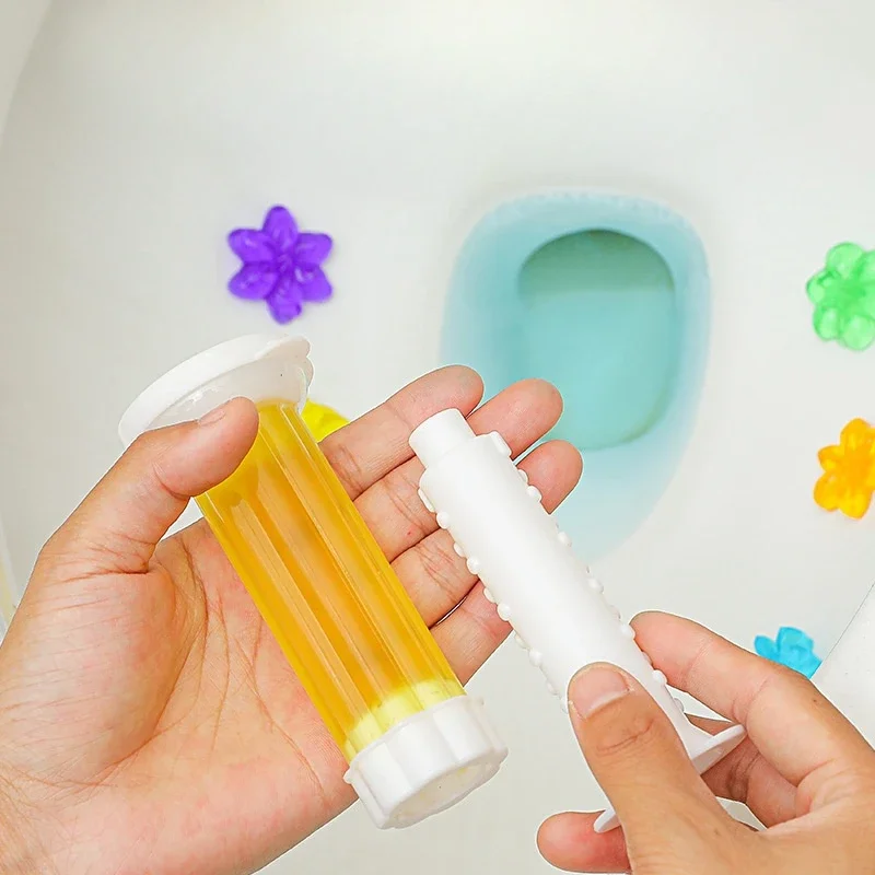 Toilet cleaner Flower Toilet Fragrance Deodorant Cleaning Gel Air Treatment