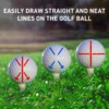 Golf Ball Line Liner Drawing Marking Alignment Putting Tool and 2 Pieces Golf Ball Marker Pen 4