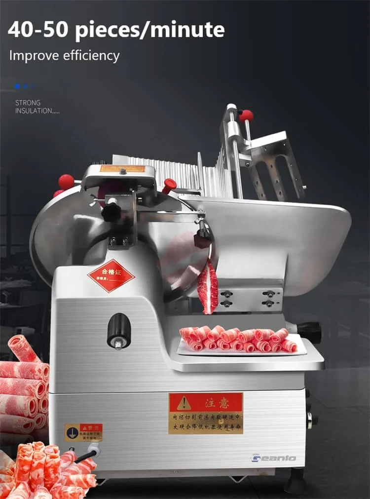 Automatic Frozen Meat Slicer/Beef Mutton Roll Slices Cutting Machine Manual Frozen Meat Slicer/Mini Frozen Meat Slicer Machine 3