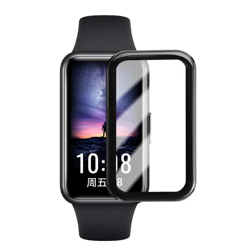 Full Coverage Protective Film for Xiaomi Band 8 Active Screen Protector HD Clear Wristlet Cover for Mi Band8 Active Accessories