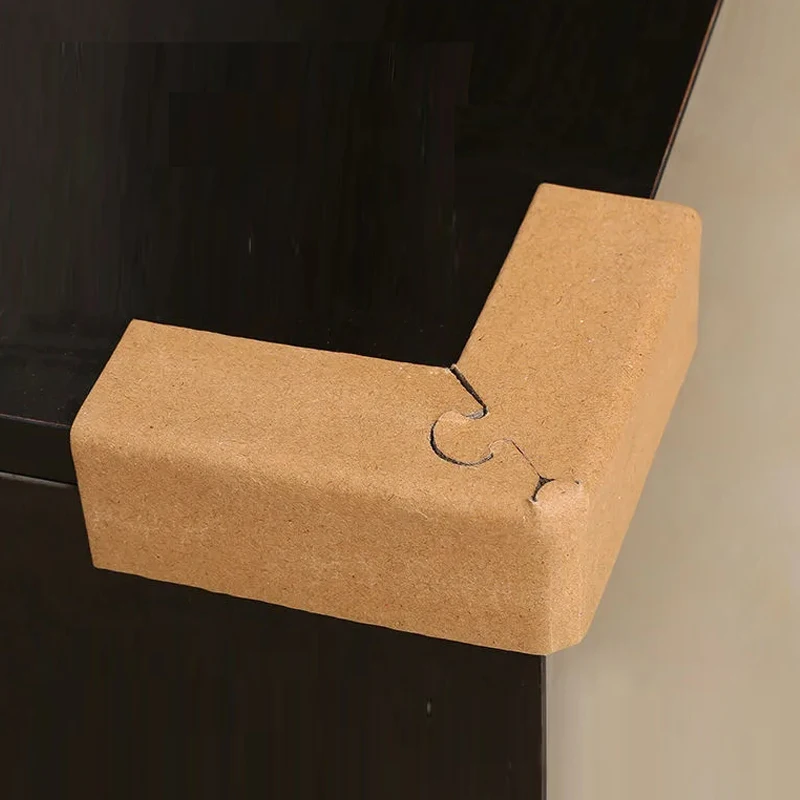 

100 Pcs Furniture Corner Wrap Anti-collision Paper Corner Protector Buckle Anti-collision Angle Electrical Packaging Protection