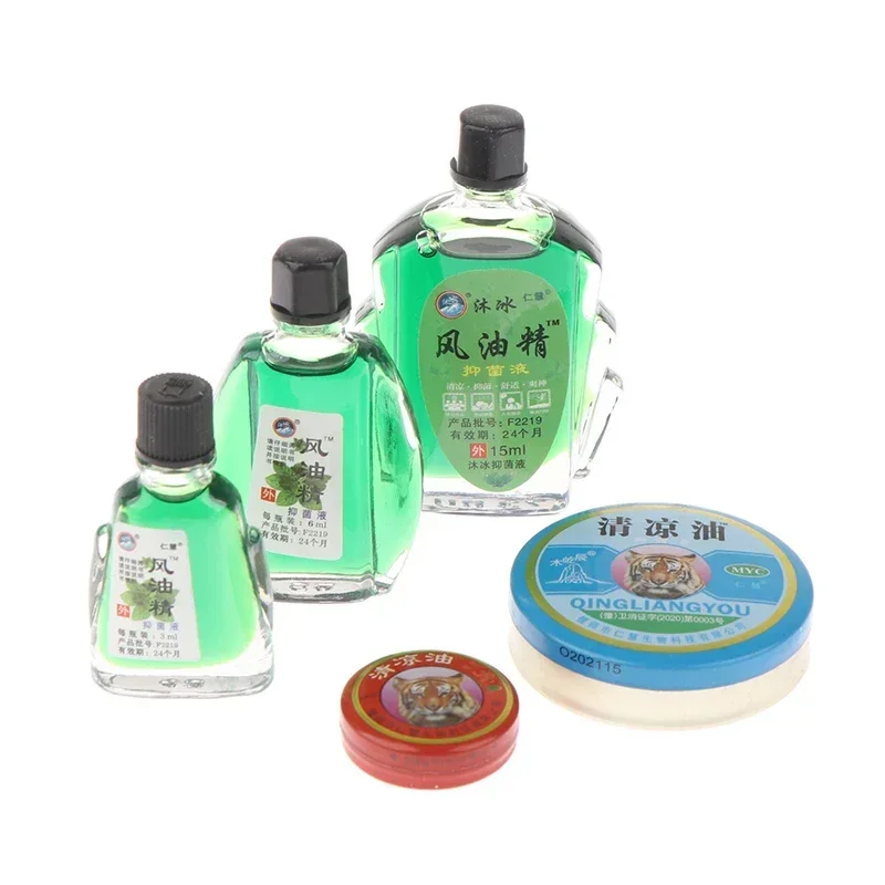 Chinese Cooling Oil Tiger Balm Refreshing Oil for Headache Mosquito Repellent Dizziness Pain Abdominal Medicated Rheumatism medicinal oil