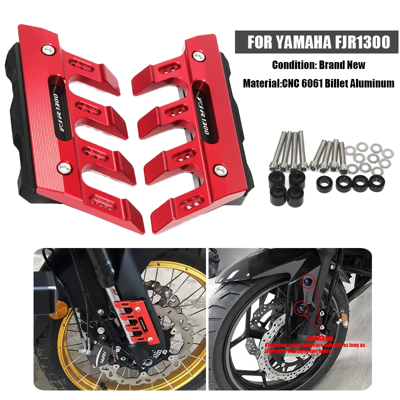 

For YAMAHA FJR1300 FJR 1300 2019 2020 Motorcycle Front Fork Protector Guard Block Front Fender Anti-fall Slider Accessories