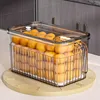 Luxury Sealed Lid Refrigerator Storage Boxr Light Luxury Large Capacity Sealed Refrigerator Cooler 2