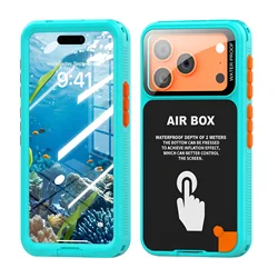 Shellbox - Outdoor Waterproof Phone Case for Underwater Photography (Lake Blue)