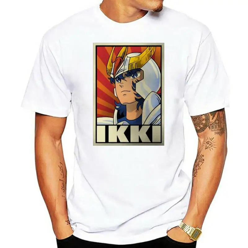 

Футболка Saint Seiya Ikki мужская с коротким рукавом, хлопковая стандартная, дропшиппинг, размеры 4XL 5XL 6XL