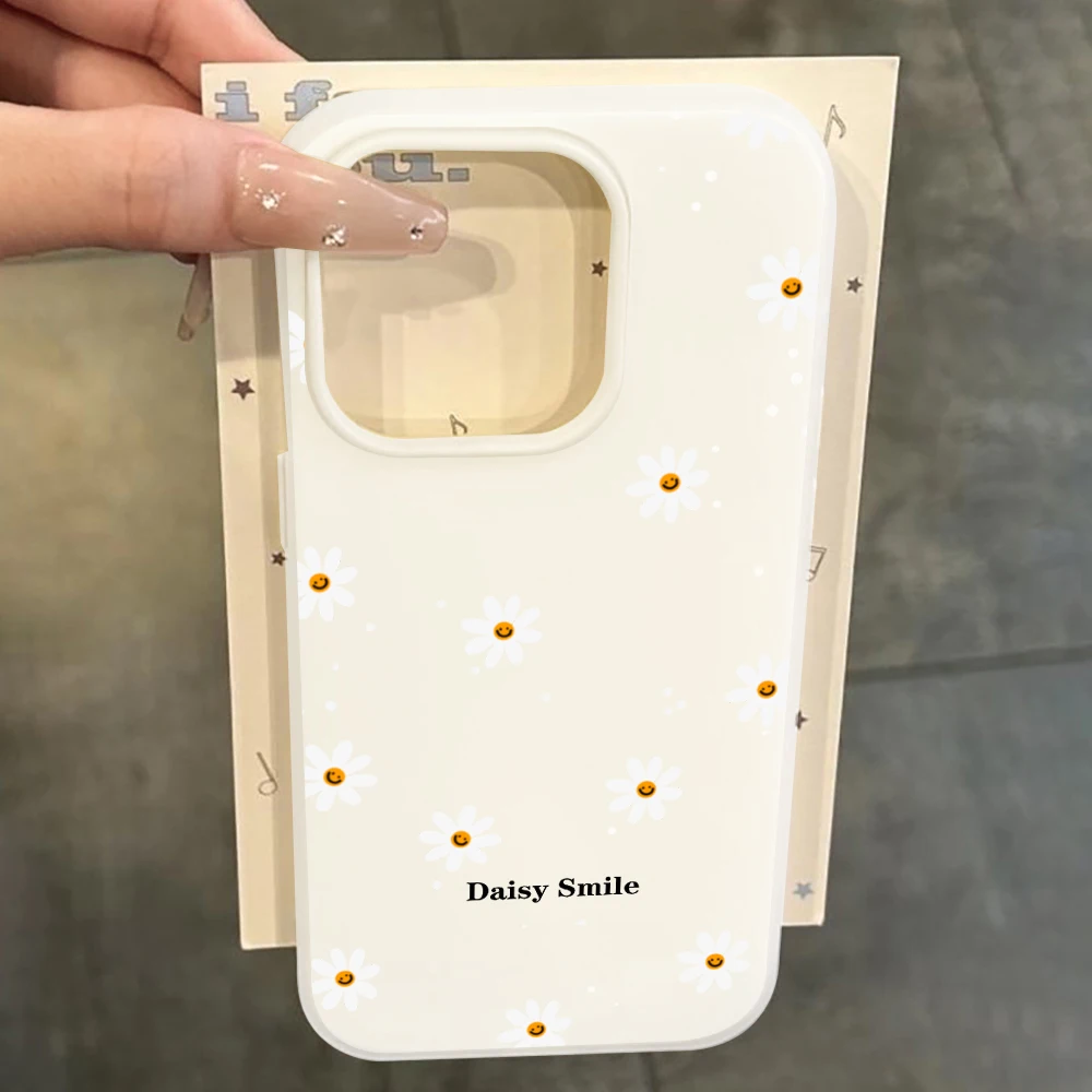 Luxury Daisy Flower Dustproof Phone Case Cover