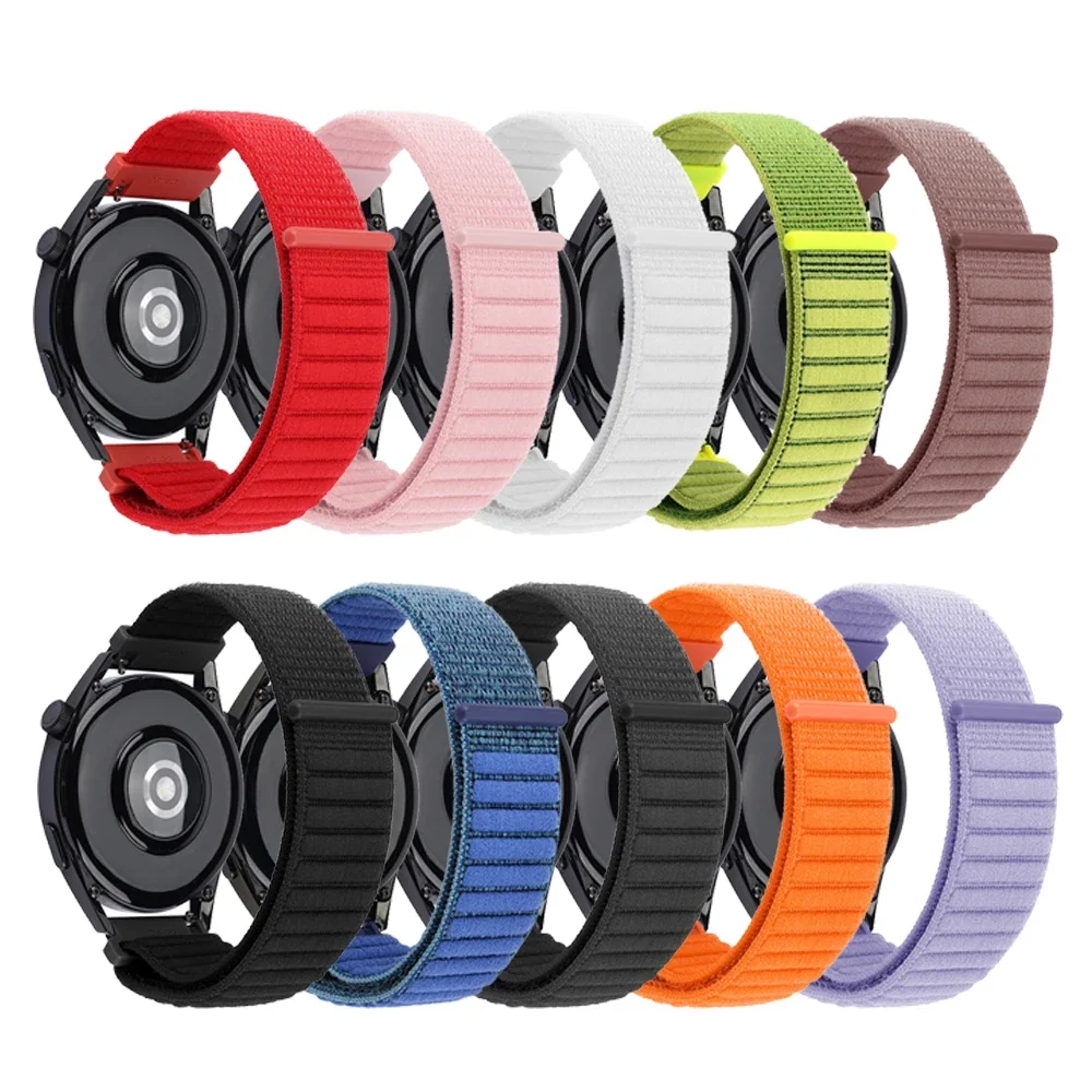 Nylon Wavy Breathable Loop Strap - 20mm/22mm Band Replacement Wrist Bracelet