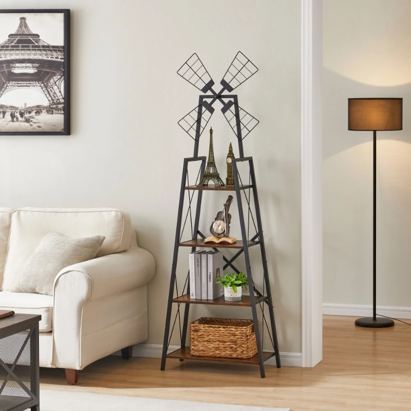 

66.9 Inch Home Garden Storage Rack Kitchen Narrow Bookcase Storage Holders Living Room Apartment Accessories Storage Furniture