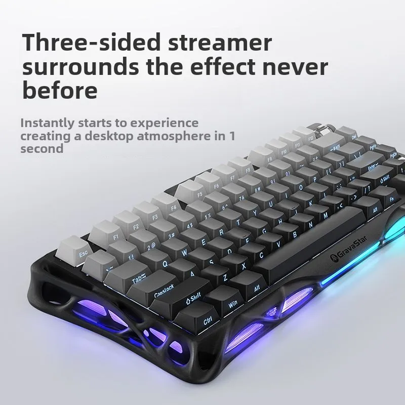 لوحة مفاتيح ميكانيكية GRAVA STAR K1 للتغيير التدري...