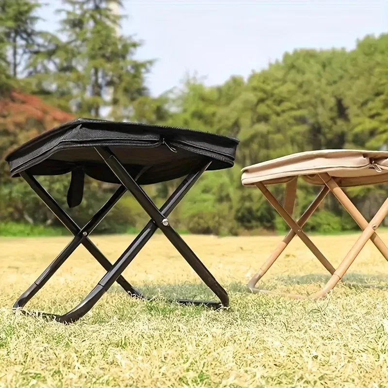 휴대용 접이식 캠핑 의자 경량 낚시 의자 야외 피크닉 여행 핸드백 시트 해변 하이킹 컴팩트 휴품