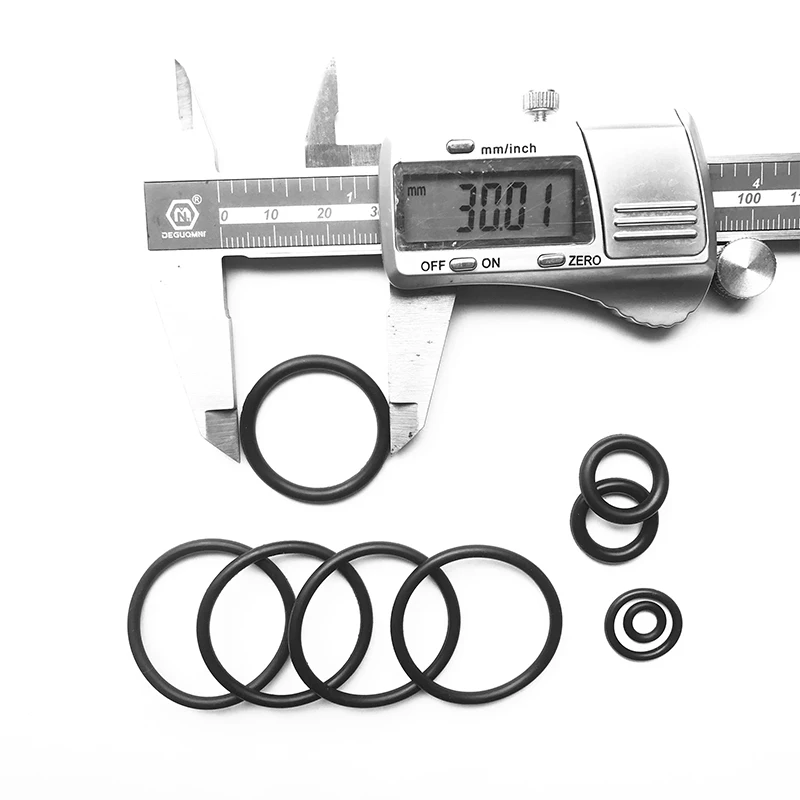 NBR Rubber O Rings Black Nitrile O-ring Thickness CS 1 1.5 2 2.4 3mm Outer Diameter 3-30mm Oil Resistance Washer