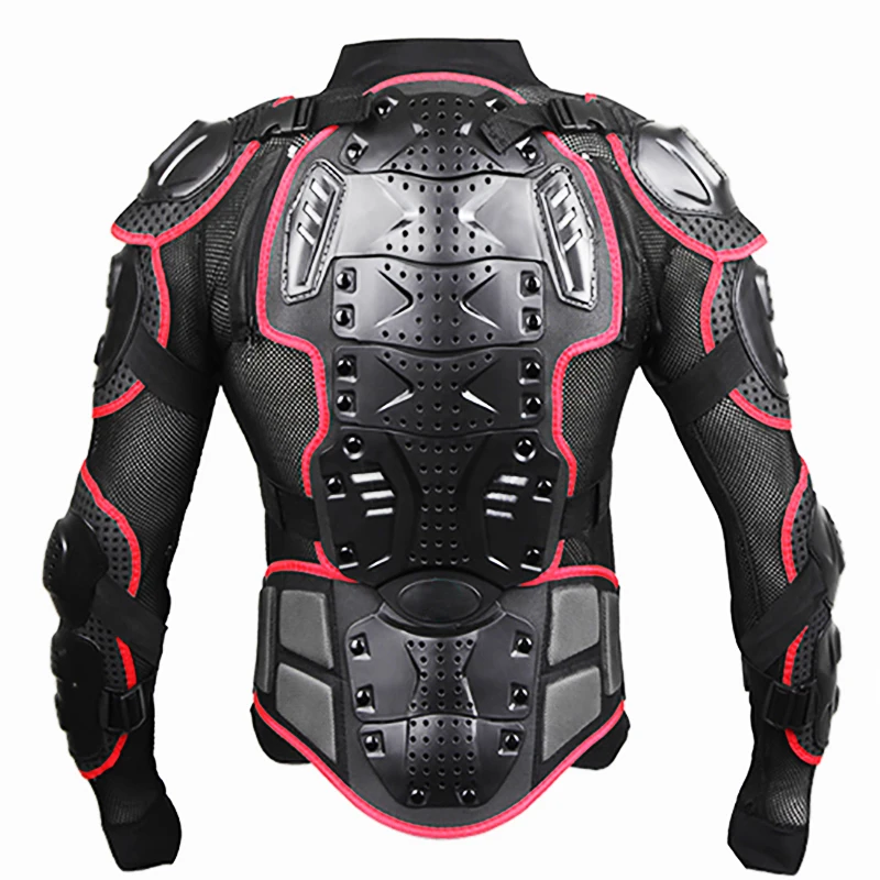 New Men's Motorcycle Armor Jacket MOTO Full Body Spine Chest Protection Racing Gear Jackets Motocross Protective Turtle