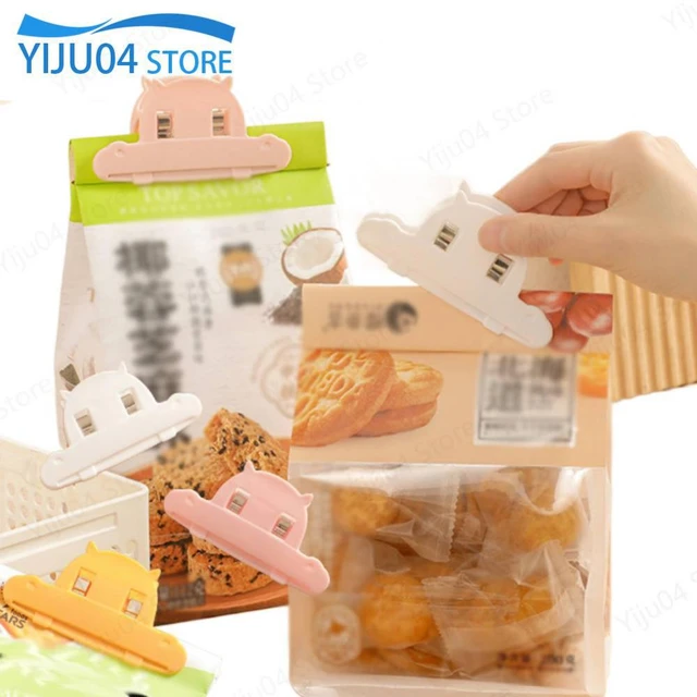 Food Bag Clips Kitchen Storage Food Sealing Tongs Moisture-Proof Clamp  Fresh Keeping Sealing Clip Pour Food Storage Bag Clip - AliExpress