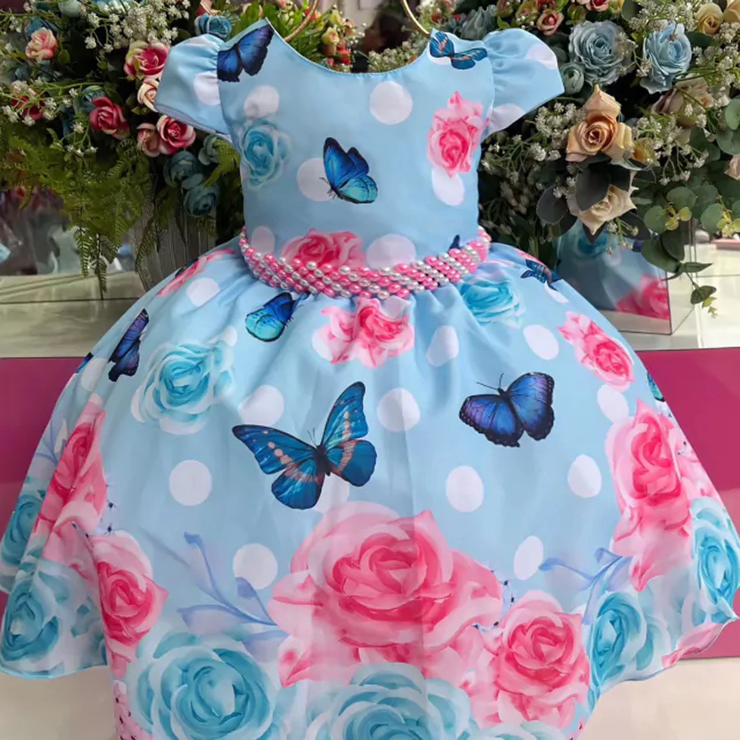 4-10 Years Kids Dress for Girls Wedding Tulle Lace Girl Dress Elegant Princess Party Pageant Formal Gown For Teen Children girls dress princess costume kids clothes