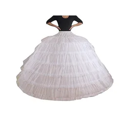 6 Hoop Crinoline Colossal Puffy Petticoat For Ball Gowns 2022
