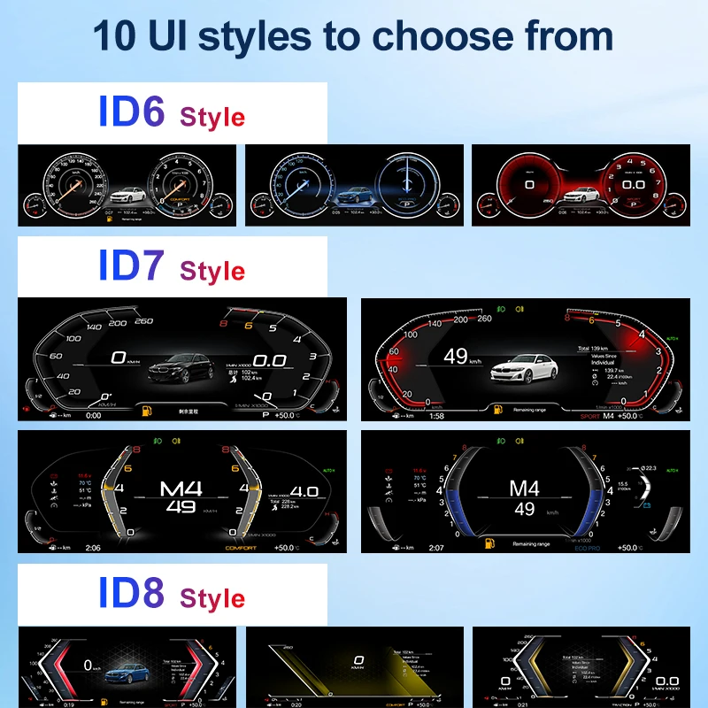 STWEI 2026 nuevo producto precio Facroy tablero de instrumentos LCD Digital para BMW Serie 3 M3 E46 Panel de grupo de instrumentos Cabina 3