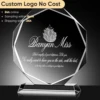 1PCS Free Customized Crystal Trophy  Decorative Golf Blank Crystal Trophy Children's Trophy Desktop Decoration 1