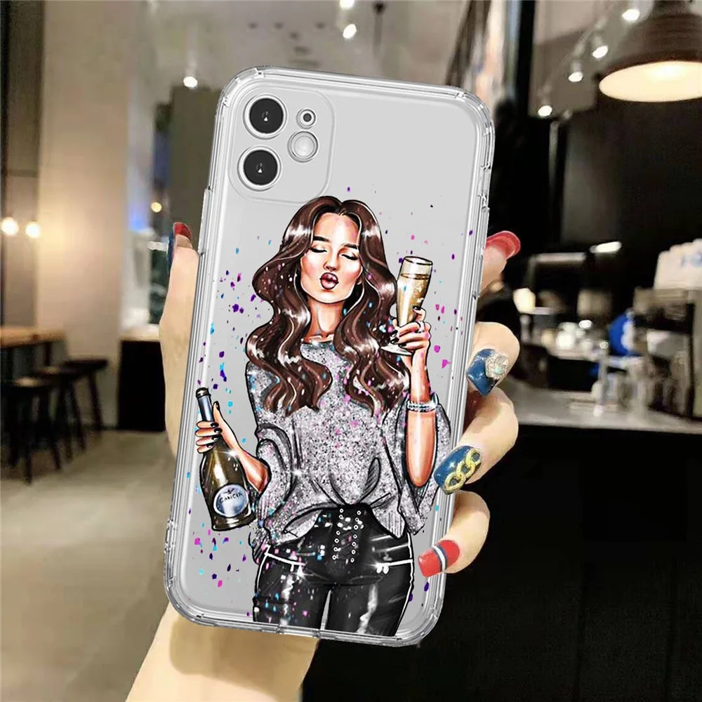 Fashion Couple Shockproof Silicone Soft Phone Case