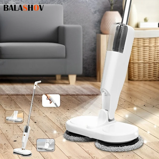 Wireless Electric Spin Mop Cleaner Automatic 2 in 1 Wet & Dry Home Cleaner Car Glass Ceiling Door Windows floor scrubber machine 1