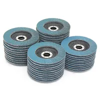 10 יחידות דיסקי פלאפ 125mm מסור זוויתי דיסקי שנייה 40/60/80/120 גלגלי שחזור דיסקי פלאפ מתכת להסרת כלי חיתוך 5