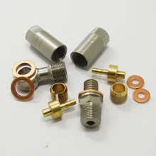 

Bike Bicycle Hydraulic Tube Tubing Fittings Olive Head For HOPE TECH3 V4/E4/X2 Tubing Connector Copper Aluminum Alloy Bike Accs