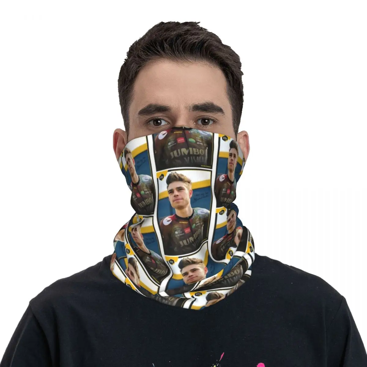 

Wout Van Aert крепкая Merch бандана воротник гетры маска шарф теплый походный головной убор унисекс все сезоны