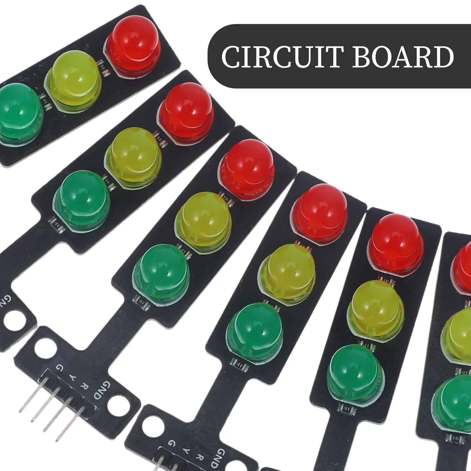 신호등 모듈 빌딩 블록 방향 지시등, 시스템 모델, PCB 제어용, 6 개