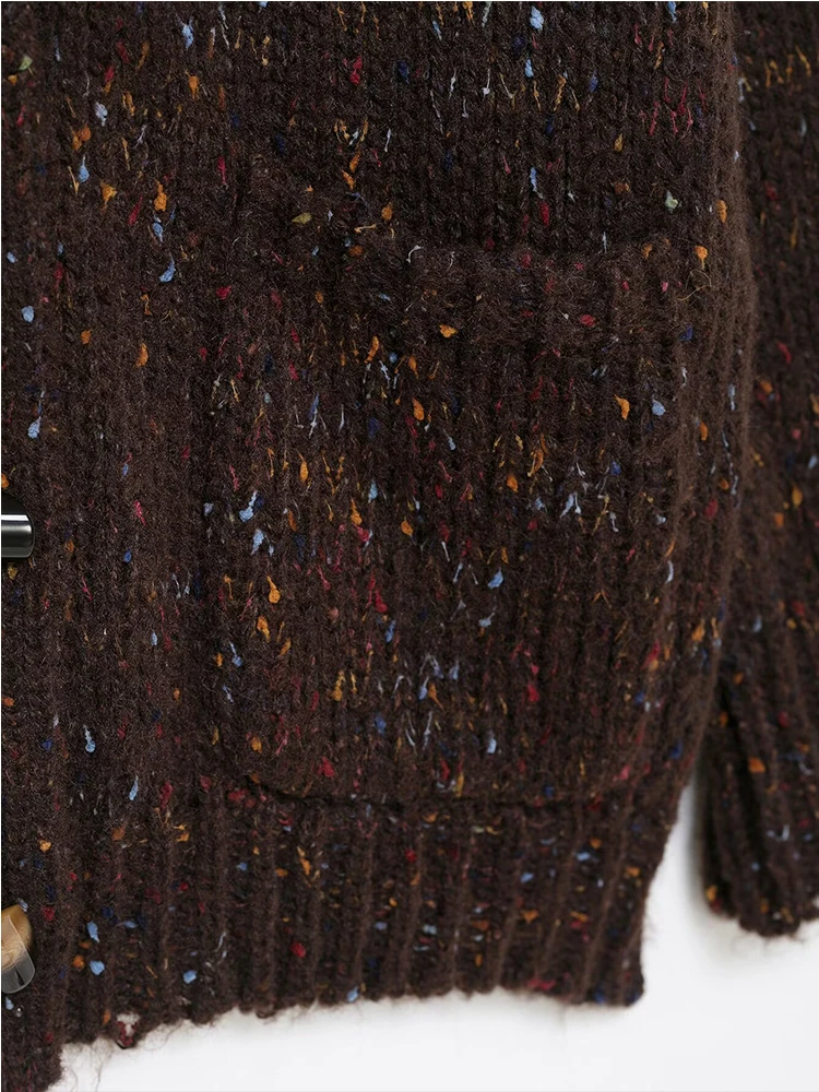 2025 New Women Fashion Knitted Cardigans Long Sleeve Button V-Neck Sweater Cardigan Autumn Winter New Style Outerwear