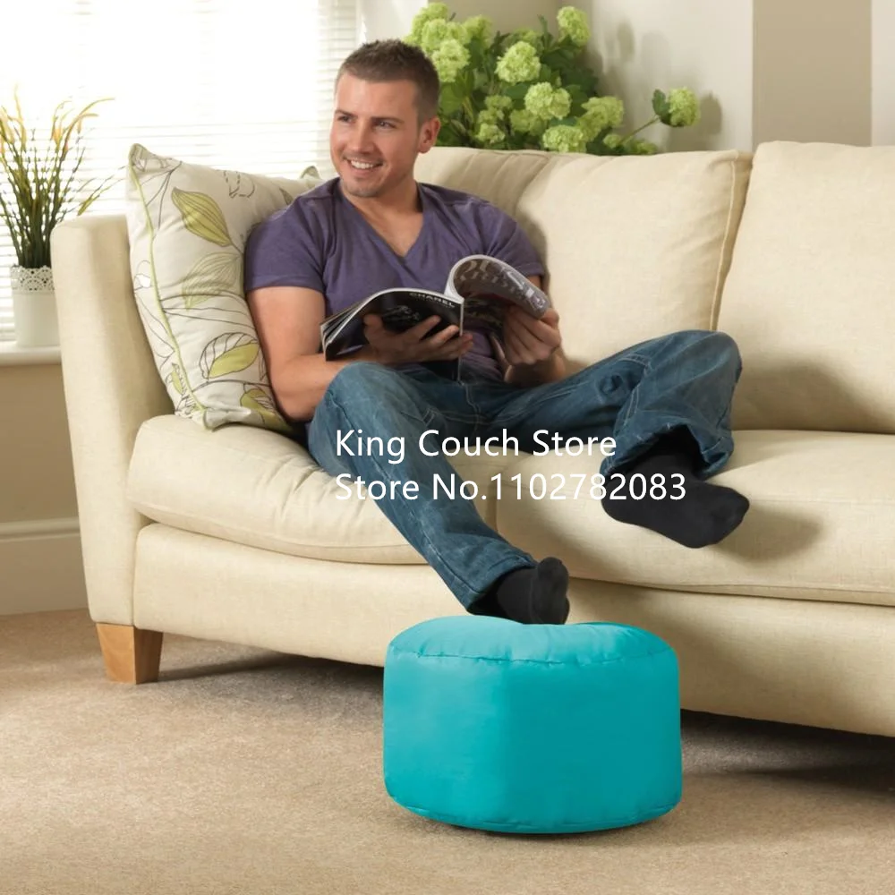 easy carrying Round Ottoman Series Footrest Stool Kids Footstool high quality polyester Shoe Change Stool Carton Chair Gifts