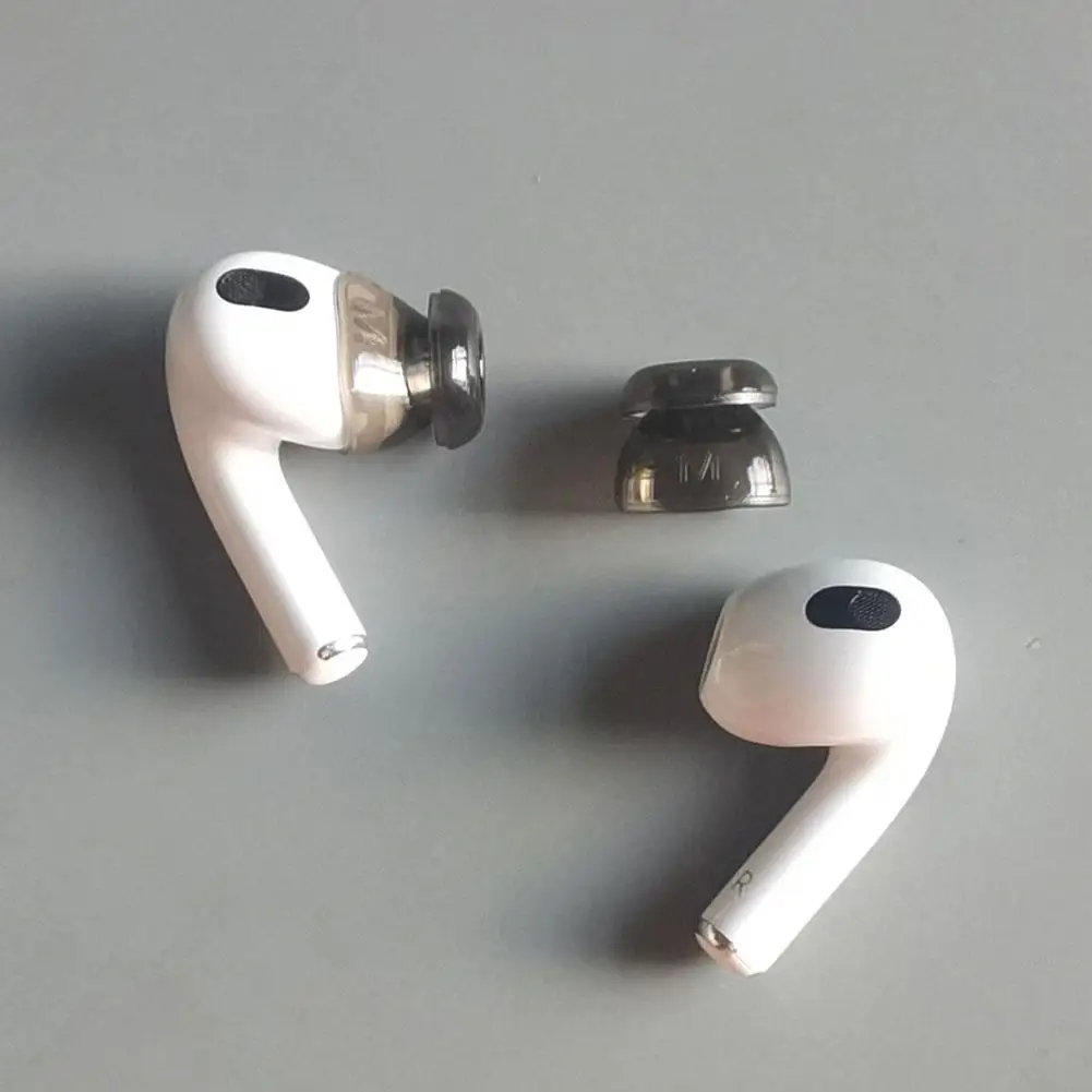 Enhanced Anti-Slip Silicone Ear Tip Covers for Noise Cancelling Earbuds