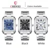CHENXI 8216 Quartz Watches Fashion Simple Business Simple Silvery Stainless Steel Strap Wristwatches for Men 4