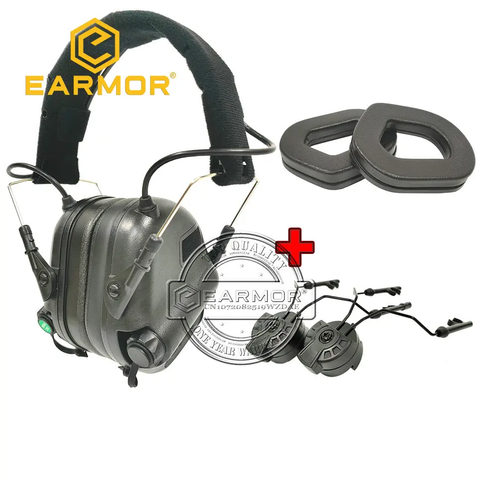 

EARMOR M31 MOD3 Tactical Headset S03 ARC Rail Adapter One Sets for Fast Helmet Rail Freely Change Head Mounted Free Shipping