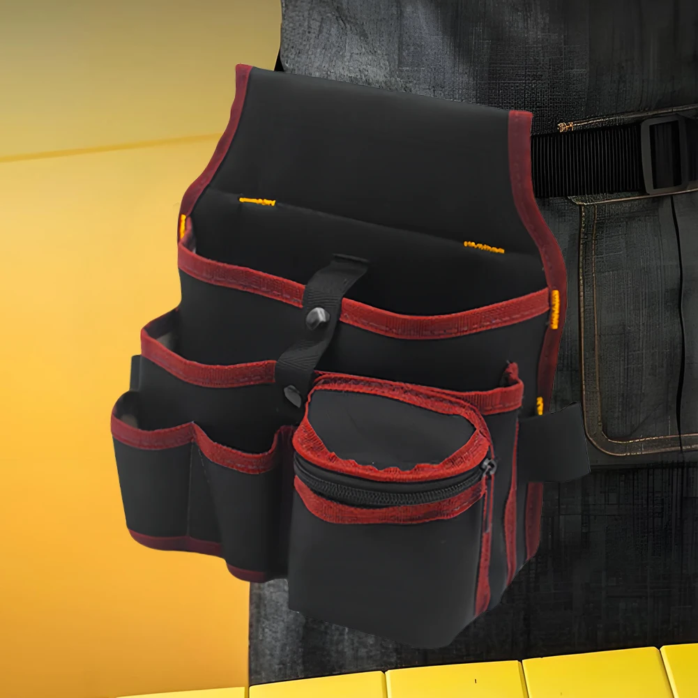 전기 기술자용 공구 파우치, 조절 가능한 벨트, 다용도 포켓 정리함, 전기 기술자 및 수공예가 작업/유지보수용 공구 보관 가방