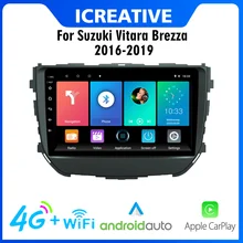

For Suzuki Vitara Brezza 2016 - 2019 Car Radio 9 inch 2 Din 4G Carplay Android Car Multimedia Player GPS Navigation BT WIFI