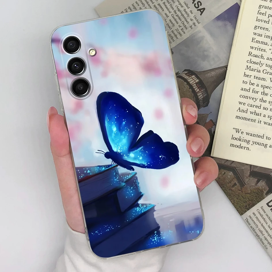 Love Heart Butterfly Soft Silicone TPU Transparent Camera Protection Phone Case