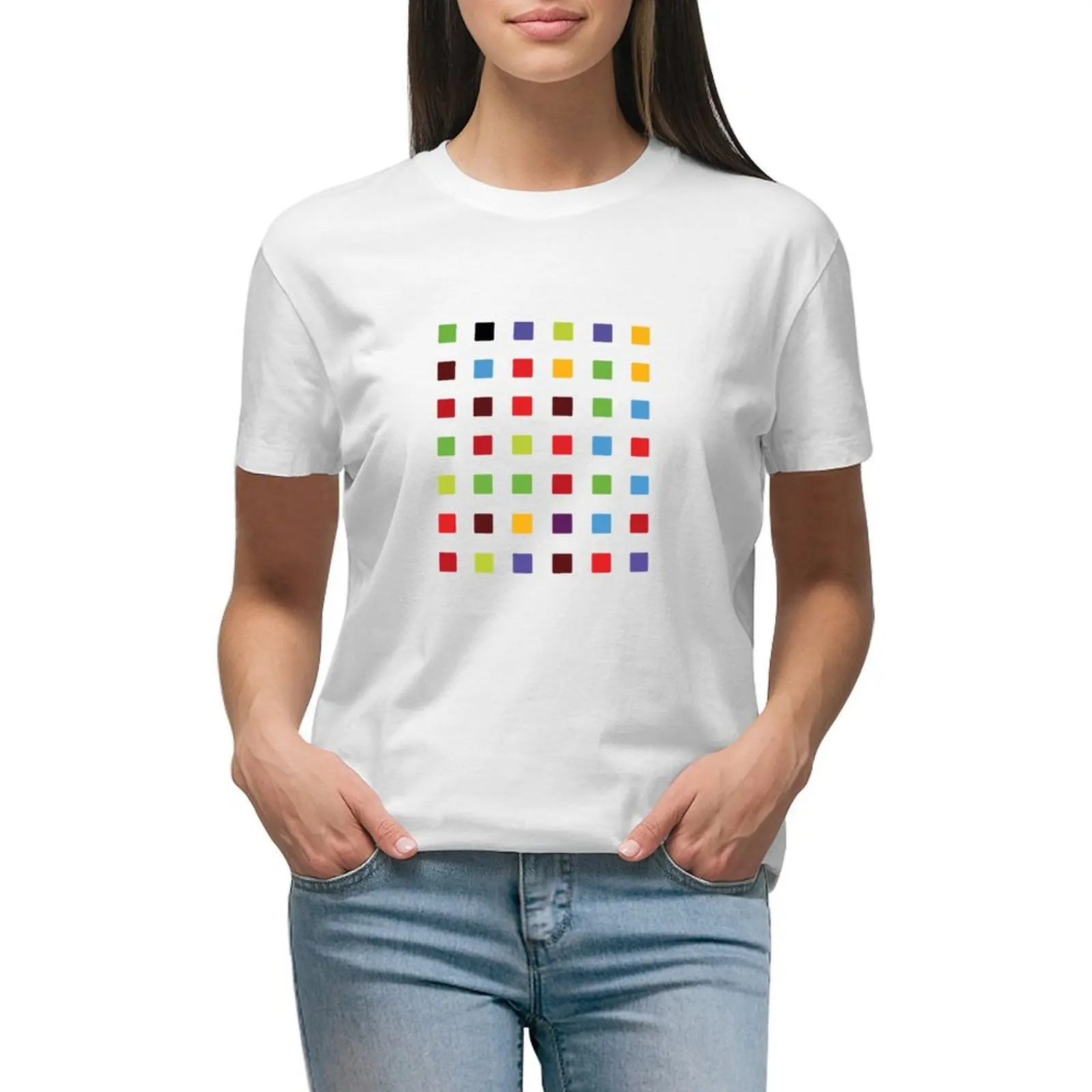 

π (Pi) in Colors T-shirt summer top korean fashion Woman clothing